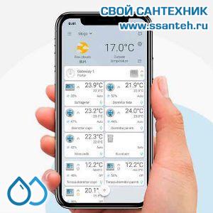 23780  POER PTG10_433 Gateway (WiFi хаб) для термостатов POER 433МГц